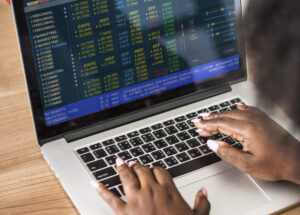 Woman working on a laptop Woman working on a laptop